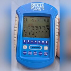 Bicycle Illuminated 2 in 1 Solitaire Electronic Handheld Game w/ Stylus